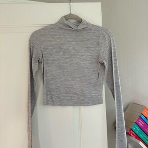Lululemon Cropped Mock Neck Long Sleeve
